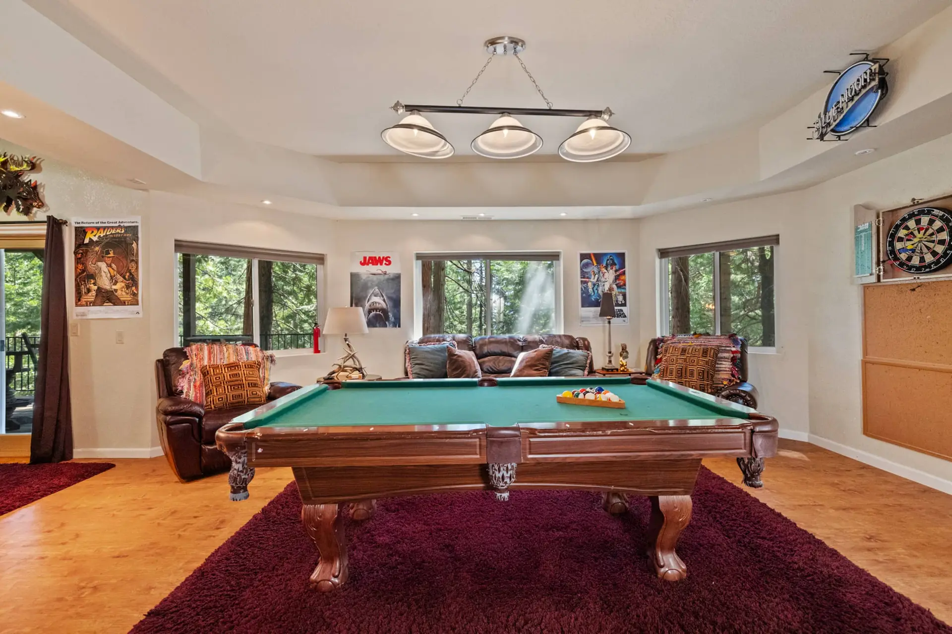 Game room, Dardanelle Retreat
