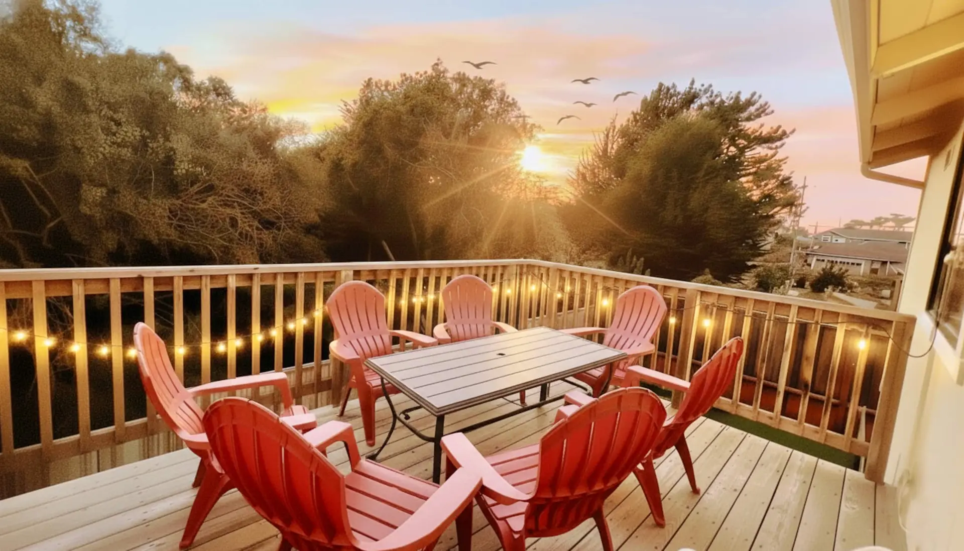 Deck, Moss Beach House